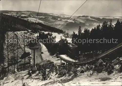 Klingenthal Vogtland Grosse Aschberg Schanze Skispringen Wintersportplatz Kat. Klingenthal Sachsen