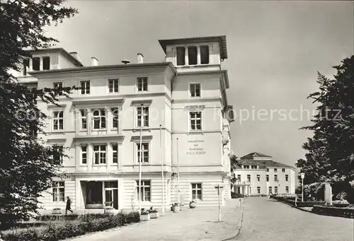 Heiligendamm Ostseebad Sanatorium fuer Werktaetige Haus Berlin Kat. Bad Doberan