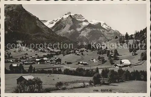 Gsteig Ortsansicht Kat. Gsteig