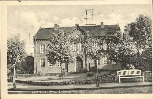 Osterburg Altmark St Georg Hospital Kat. Osterburg Altmark