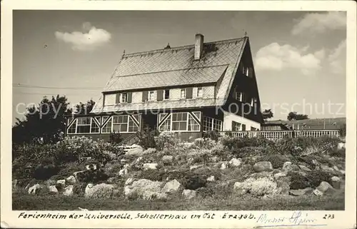 Schellerhau Ferienheim Universelle  Kat. Altenberg