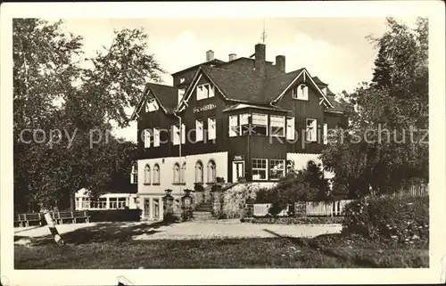 Baerenfels Erzgebirge HO Hotel Felsenburg Kat. Altenberg