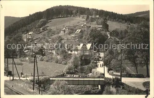 Meuselbach Schwarzmuehle Teilansicht Bruecke Kat. Meuselbach Schwarzmuehle