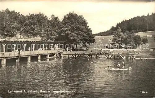 Altenbrak Harz Bergschwimmbad  Kat. Altenbrak