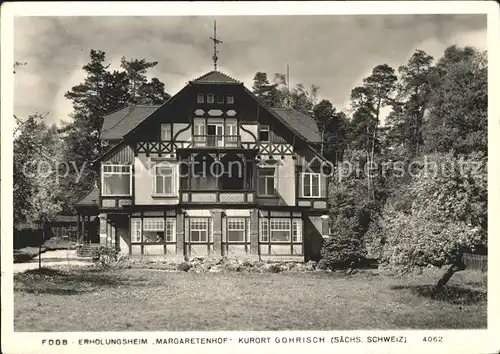 Gohrisch FDGB Erholunsheim Margaretenhof Kat. Gohrisch