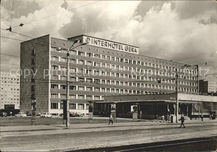 Gera Interhotel Gera Kat Gera Nr Ke69905 Oldthing Ansichtskarten Thüringen 1754