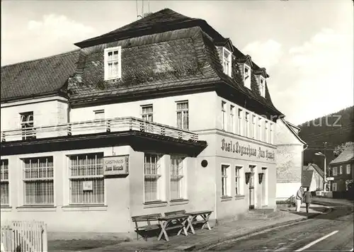 Unterweissbach Gast Pensionshaus Zum Hirsch Kat. Unterweissbach
