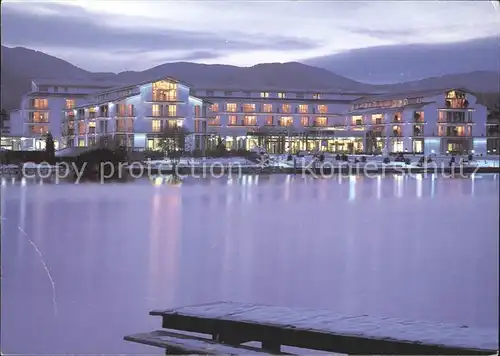 Rottach Egern Dorint Seehotel am Abend am Tegernsee Kat. Rottach Egern