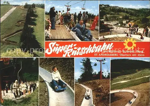 St Andreasberg Harz Sommerrodelbahn Kat. Sankt Andreasberg