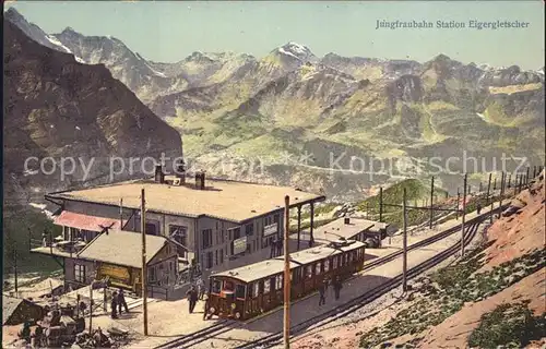 Jungfraubahn Station Eigergletscher  Kat. Jungfrau
