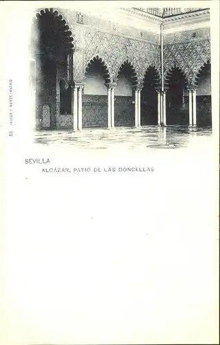 Sevilla Andalucia Alcazar Patio de las Doncellas  Kat. Sevilla 