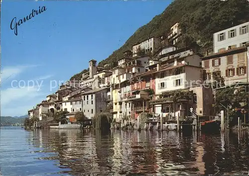 Gandria Lago di Lugano Dorfpartie Kat. Gandria