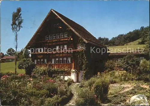 Ebnat Kappel Toggenburger Haus Edelmann im Acker Kat. Ebnat Kappel