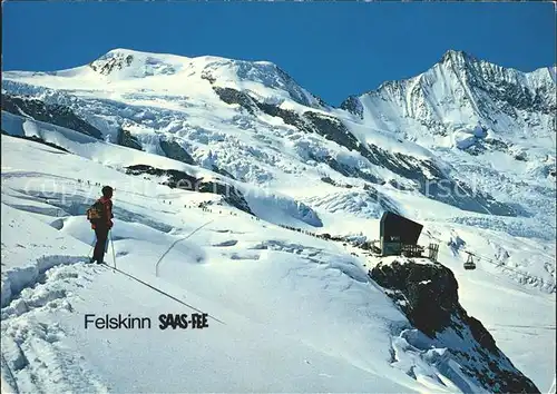 Saas Fee Felskinn Luftseilbahn Alphubel Taeschhorn Kat. Saas Fee