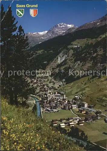 Saas Grund Panorama Kat. Saas Grund