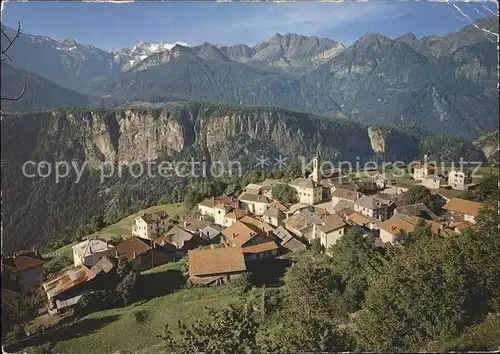 Osco Leventina Panorama con Campo Tencia Kat. Osco