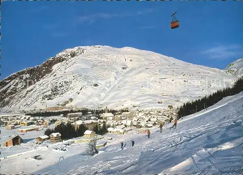 Andermatt mit Gemsstock Schwebebahn Kat. Andermatt