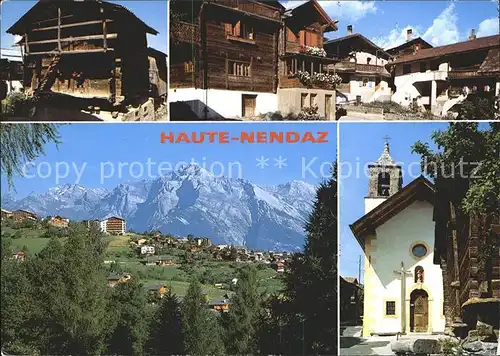 Haute Nendaz Valais et son vieux village Kat. Haute Nendaz