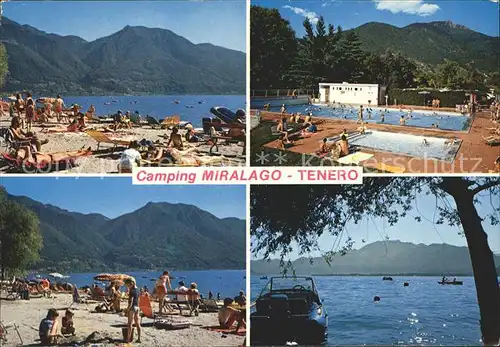 Tenero Camping Miralago Strandpartie Schwimmbad / Tenero /Bz. Locarno