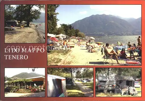 Tenero Lido Mappo Camping Strandpartien / Tenero /Bz. Locarno