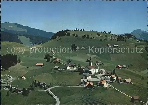 Oberiberg Schweizer Gesellenhaus Fliegeraufnahme Kat. Oberiberg