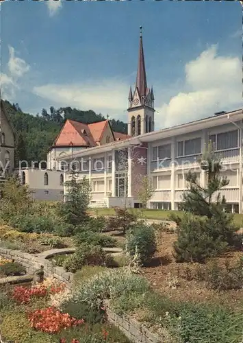 Dussnang Kurhaus Dussnang mit Haushaltungsschule und Kirche Kat. Dussnang