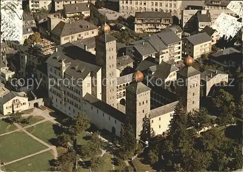 Brig Stockalperschloss Fliegeraufnahme Kat. Brig