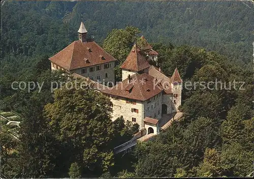 Kyburg Schloss Kyburg Fliegeraufnahme Kat. Kyburg