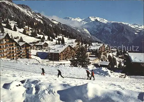 Anzere Station Panorama Kat. Anzere