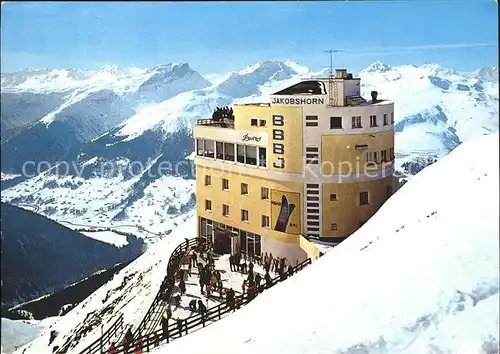 Davos GR Bergrestaurant Jakobshorn Panorama Kat. Davos