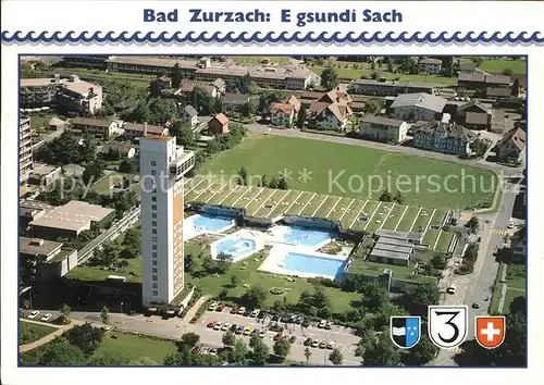 Zurzach Thermalbad Schwimmbecken Hotelturm Kat. Zurzach