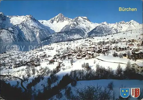 Buerchen mit Bietschhorn Kat. Buerchen