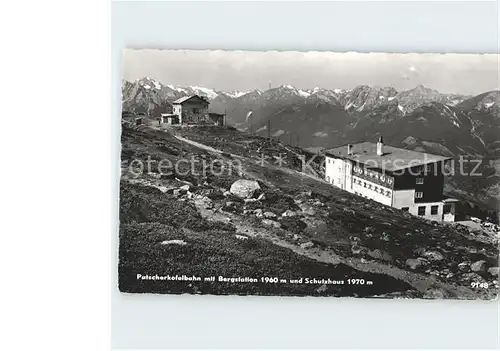 Innsbruck Patscherkofelbahn Bergstation Schutzhaus Kat. Innsbruck