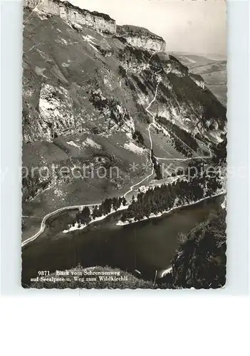 Seealpsee Schrennenweg Wildkirchli Kat. Schwende