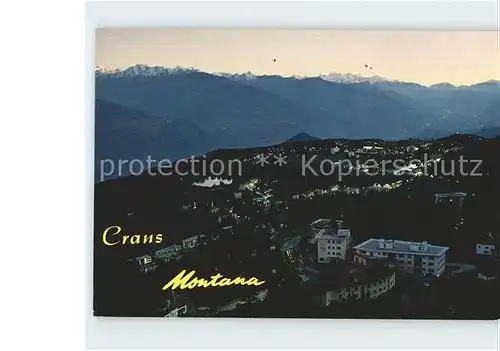 Crans Montana Sion Mont Blanc Kat. Crans Montana