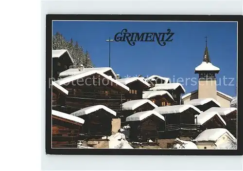 Grimentz Teilansicht Kat. Grimentz