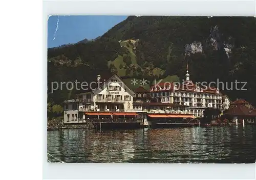 Gersau Vierwaldstaettersee Seehotel Schwert /  /