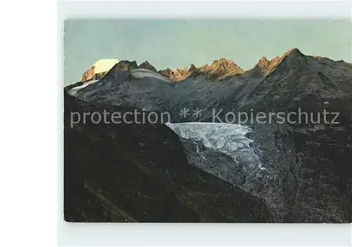 Rhonegletscher Glacier du Rhone Galenstock Kat. Rhone