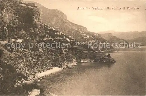 Amalfi Veduta dalla strada di Positano Kat. Amalfi