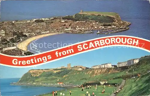 Scarborough UK Fliegeraufnahme / Scarborough /North Yorkshire CC