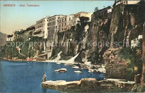 Sorrento Campania Hotel Tramontano Steilkueste Kat. Sorrento