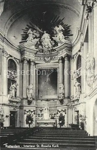 Rotterdam Interieur St Roselia Kerk Kat. Rotterdam