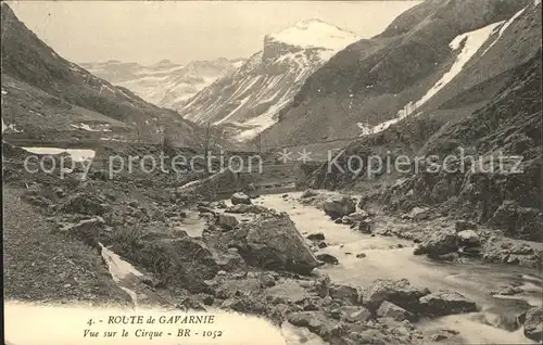 Gavarnie Hautes Pyrenees Vue sur le Cirque Kat. Gavarnie