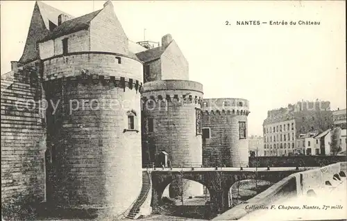 Nantes Loire Atlantique Entre du Chateau Kat. Nantes