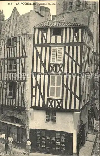 La Rochelle Charente Maritime Vieilles Maisons rue Saint Sauveur Kat. La Rochelle