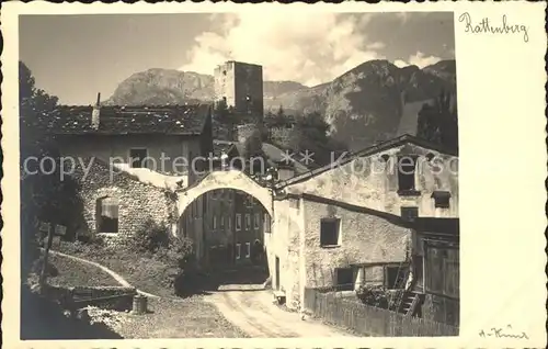 Rattenberg Tirol Dorfpartie Kat. Rattenberg