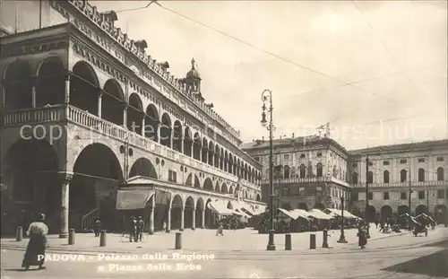 Padova Palazzo della Ruglono e Piazza belle Erbe Kat. Padova