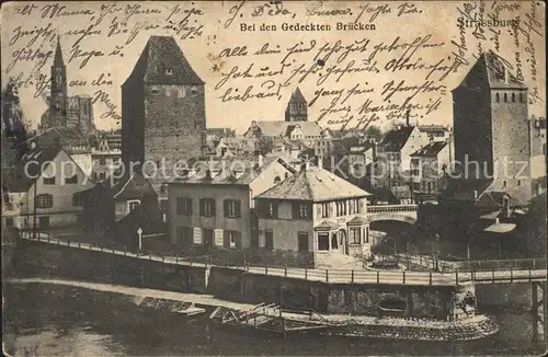 Strassburg Elsass Bei den Gedeckten Bruecken Kat. Strasbourg