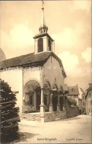 Saint Gingolph Haute Savoie Chapelle Suisse Kat. Saint Gingolph
