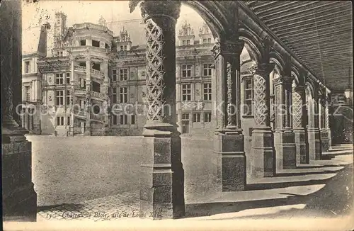 Blois Loir et Cher Chateau de Blois aile de Louis XII Kat. Blois
